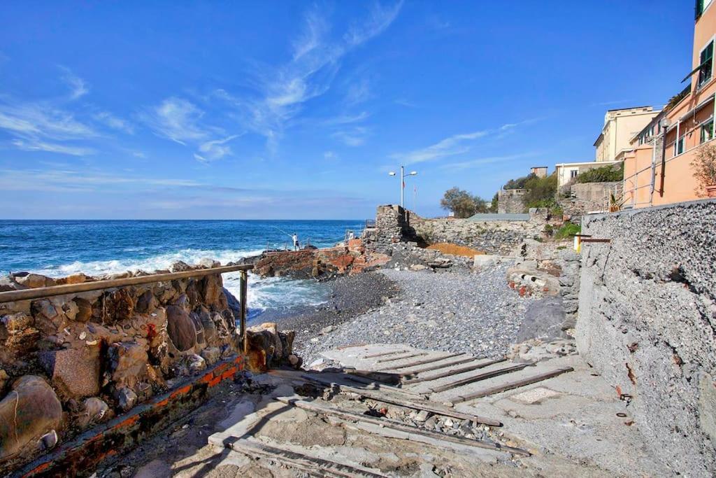 Dalla Spiaggetta A Quinto Genua Zewnętrze zdjęcie